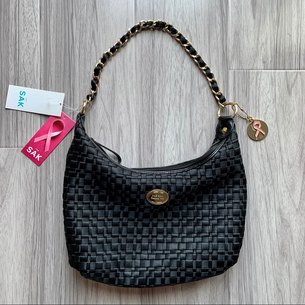 the SAK Pink Ribbon Garbo Handbag